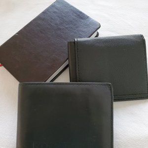 2 Wallets Journal Black Leather Rocawear Barclay